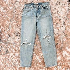 Abercrombie Curve Love High Rise Mom Jean